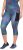 Ulla Popken Quick Dry Cropped Geometric Print Leggings Grey - Teksad & Püksid Suuremates Suurustes – Plus Size - 