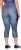 Ulla Popken Quick Dry Cropped Geometric Print Leggings Grey - Teksad & Püksid Suuremates Suurustes – Plus Size - 