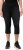 Ulla Popken Sienna Stretch Denim Capris Black - Teksad & Püksid Suuremates Suurustes – Plus Size - 