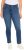 Ulla Popken Fringed Hem Stretch Fit Jeans Denim Blue - Teksad & Püksid Suuremates Suurustes – Plus Size - 