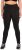 Ulla Popken Straight Leg Quick Drying Leggings Black - Teksad & Püksid Suuremates Suurustes – Plus Size - 