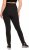Ulla Popken Straight Leg Quick Drying Leggings Black - Teksad & Püksid Suuremates Suurustes – Plus Size - 