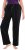 Ulla Popken Fleece Loungewear Pants Black - Teksad & Püksid Suuremates Suurustes – Plus Size - 