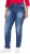 Ulla Popken Tapered Leg Lightly Distressed Jeans Denim Blue - Teksad & Püksid Suuremates Suurustes – Plus Size - 