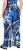 Ulla Popken Blue Stroke Wide Leg Palazzo Pants - Teksad & Püksid Suuremates Suurustes – Plus Size - 