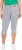 Ulla Popken Denim Fringed Hem Capris Grey - Teksad & Püksid Suuremates Suurustes – Plus Size - 