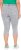 Ulla Popken Denim Fringed Hem Capris Grey - Teksad & Püksid Suuremates Suurustes – Plus Size - 