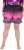 Ulla Popken Active Wide Leg Elastic Waist Palm Tree Pattern Mesh Shorts Black - Teksad & Püksid Suuremates Suurustes – Plus Size - 