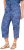 Ulla Popken Italy Print Elastic Waist Culottes Blue - Teksad & Püksid Suuremates Suurustes – Plus Size - 