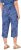 Ulla Popken Italy Print Elastic Waist Culottes Blue - Teksad & Püksid Suuremates Suurustes – Plus Size - 