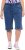 Ulla Popken Indigo Dyed Elastic Waist Jersey Shorts Blue - Teksad & Püksid Suuremates Suurustes – Plus Size - 