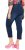 Ulla Popken Cropped Denim Look Stretch Fit Leggings Denim Blue - Teksad & Püksid Suuremates Suurustes – Plus Size - 