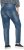 Ulla Popken Decorative Seam Stretch Fit Boyfriend Jeans Blue - Teksad & Püksid Suuremates Suurustes – Plus Size - 