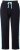 Ulla Popken Side Stripe Elastic Waist Joggers Black - Teksad & Püksid Suuremates Suurustes – Plus Size - 