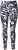 Ulla Popken Quick Drying Botanical Print Sport Leggings Black - Teksad & Püksid Suuremates Suurustes – Plus Size - 