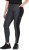 Ulla Popken Quick Drying Leopard Print Sport Leggings Black - Teksad & Püksid Suuremates Suurustes – Plus Size - 