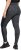 Ulla Popken Quick Drying Leopard Print Sport Leggings Black - Teksad & Püksid Suuremates Suurustes – Plus Size - 