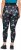 Ulla Popken Quick Drying Celestial Print Sport Leggings Black - Teksad & Püksid Suuremates Suurustes – Plus Size - 