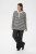 Kaffe Curve Miana Long Sleeve Polo Chalk with Black Stripe - Polosärgid - 