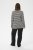Kaffe Curve Miana Long Sleeve Polo Chalk with Black Stripe - Polosärgid - 