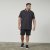 North Latitude 61128 Superflex Pikeepolosärk Must - Polosärgid - Meeste suured polosärgid 2XL – 8XL