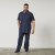 North Latitude 61128 Superflex Pikeepolosärk Tumesinine - Polosärgid - Meeste suured polosärgid 2XL – 8XL