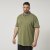 North Latitude 61128 Superflex Pikeepolosärk Oliivroheline - Polosärgid - Meeste suured polosärgid 2XL – 8XL