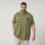 North Latitude 61129 Pikeepolosärk Rinnatikandiga Oliivroheline - Polosärgid - Meeste suured polosärgid 2XL – 8XL