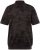 JP1880 Pique with All-over Print Polo Shirt TALL Black - TALL polosärgid - 