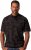 JP1880 Pique with All-over Print Polo Shirt TALL Black - TALL polosärgid - 