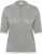 Kaffe Curve Lizzy Contrast Knitted Polo Grey Melange - Polosärgid - 