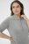 Kaffe Curve Lizzy Contrast Knitted Polo Grey Melange - Polosärgid - 