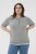 Kaffe Curve Lizzy Contrast Knitted Polo Grey Melange - Polosärgid - 