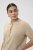 Kaffe Curve Lizzy Contrast Knitted Polo Feather Grey Melange - Polosärgid - 