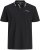 Jack & Jones Blaze Short Sleeve Polo Black - Polosärgid - Meeste suured polosärgid 2XL – 8XL
