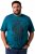 Men Plus T-Shirt Short Sleeve Lagoon Green - T-särgid - Suured T-särgid 2XL – 14XL