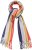 Ulla Popken Ombre Rainbow Stripe Scarf Night Blue - Aksessuaarid - 