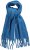 Ulla Popken Trendy Boucle Yarn Fringe Knit Scarf Teal Blue - Aksessuaarid - 