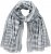 Ulla Popken Striped Statement Scarf Grey - Aksessuaarid - 