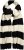 Ulla Popken Ribbed Striped Scarf Snow White - Aksessuaarid - 