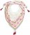 Ulla Popken Tassel Embroidery Scarf Snow White - Aksessuaarid - 