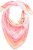 Ulla Popken Square Tie Dye Scarf Light Pink - Aksessuaarid - 