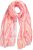 Ulla Popken Tie Dye Striped Scarf Magenta Pink - Aksessuaarid - 