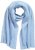 Ulla Popken Ribbed Knit Scarf Blue - Aksessuaarid - 
