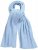 Ulla Popken Ribbed Knit Scarf Blue - Aksessuaarid - 