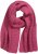 Ulla Popken Garter Stitch Knit Scarf Pink - Aksessuaarid - 