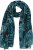 Ulla Popken Leaf Dot Scarf Navy - Aksessuaarid - 