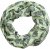 Ulla Popken Leaf Print Infinity Scarf Pistachio - Aksessuaarid - 