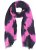 Ulla Popken Two Tone Fringed Hem Scarf Bold Pink - Aksessuaarid - 