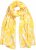 Ulla Popken Circle Print Scarf Yellow - Aksessuaarid - 